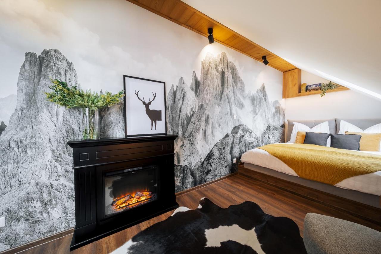 Cozy Mountain Attic Apartment In High Tatras Vel'ka Lomnica Buitenkant foto