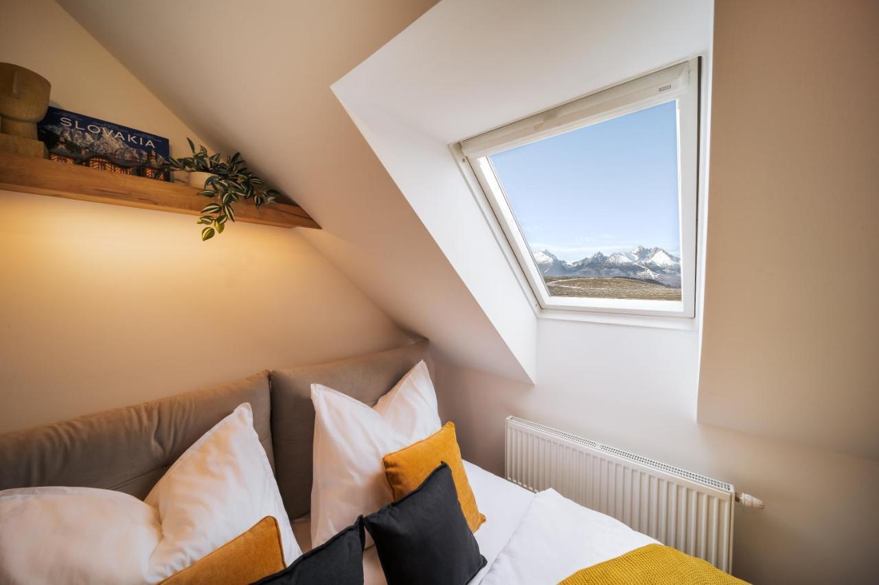 Cozy Mountain Attic Apartment In High Tatras Vel'ka Lomnica Buitenkant foto